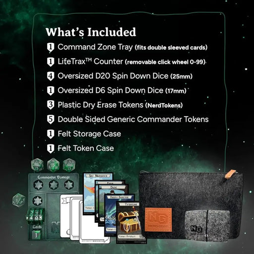 Nerd Gear: MTG Commander Essentials Kit Midnight Forest - Accessoire