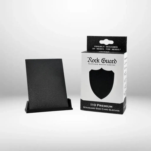 Nerd Gear: Rock Guard Premium MTG Sleeves - 110 Pack Black - Accessoire