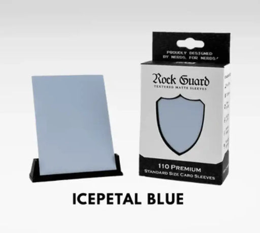Nerd Gear: Rock Guard Premium MTG Sleeves - 110 Pack Icepetal Blue - Accessoire
