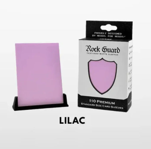 Nerd Gear: Rock Guard Premium MTG Sleeves - 110 Pack Lilac - Accessoire