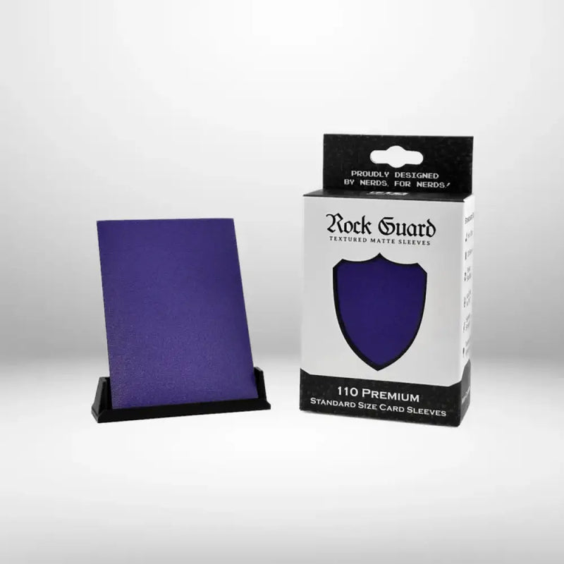 Nerd Gear: Rock Guard Premium MTG Sleeves - 110 Pack Purple - Accessoire