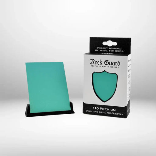 Nerd Gear: Rock Guard Premium MTG Sleeves - 110 Pack Teal - Accessoire