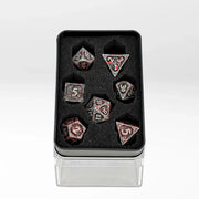 Nerd Gear: The Blood-Cursed Totem - 7pc Solid Metal Dice Set - Accessoire