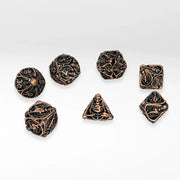 Nerd Gear: The Necromancer’s Coffin - 7pc Hollow Metal Dice Set - Accessoire