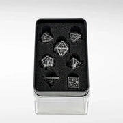 Nerd Gear: The Wizards Tomb - 7pc Solid Metal Dice Set - Accessoire