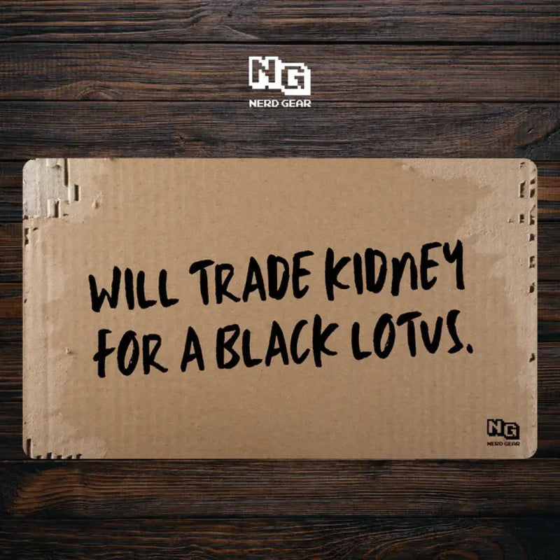 Nerd Gear: Trade Kidney Cardboard - Premium TCG Playmat - Accessoire