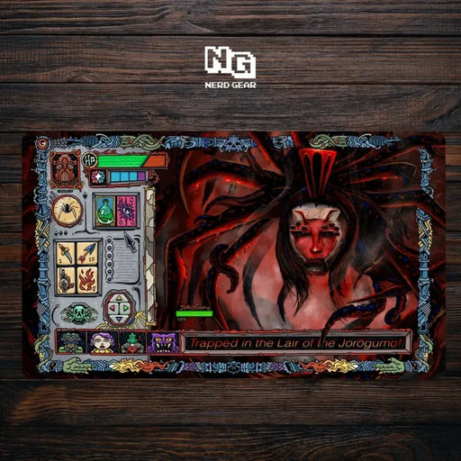 Nerd Gear: Trapped In The Lair Of The Jorōgumo! - Premium TCG Playmat - Accessoire