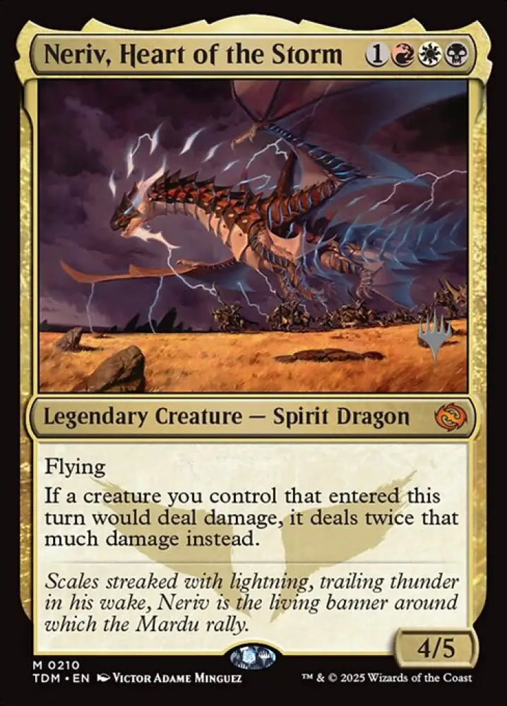 Neriv, Heart of the Storm (210p) [Tarkir: Dragonstorm Promos]