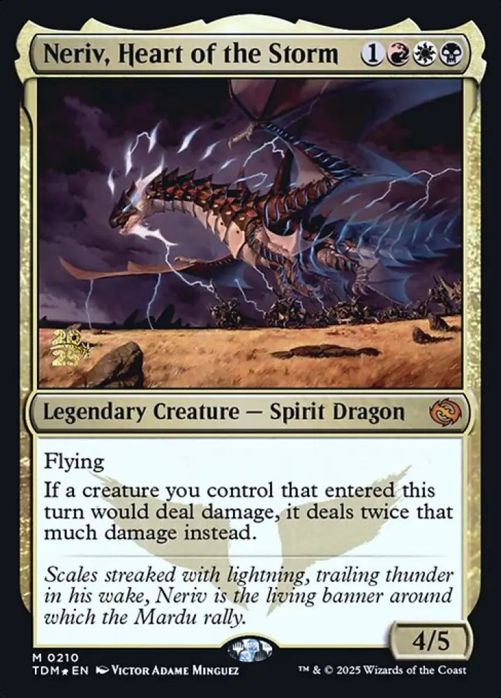 Neriv, Heart of the Storm (210s) [Tarkir: Dragonstorm Promos]