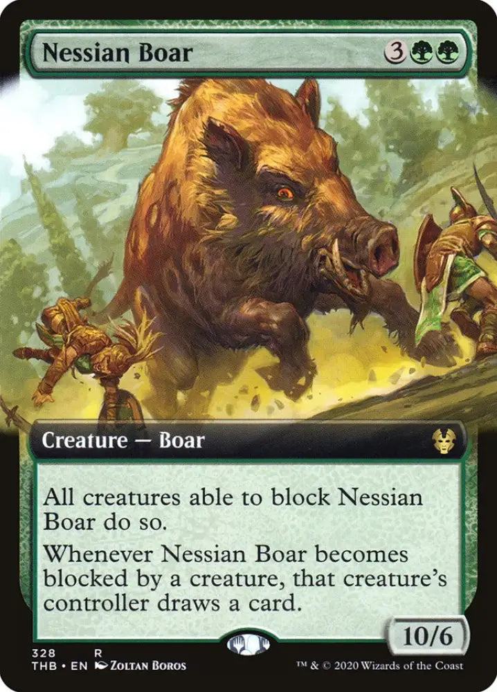 Nessian Boar (Extended Art) [Theros Beyond Death] - MTG Single