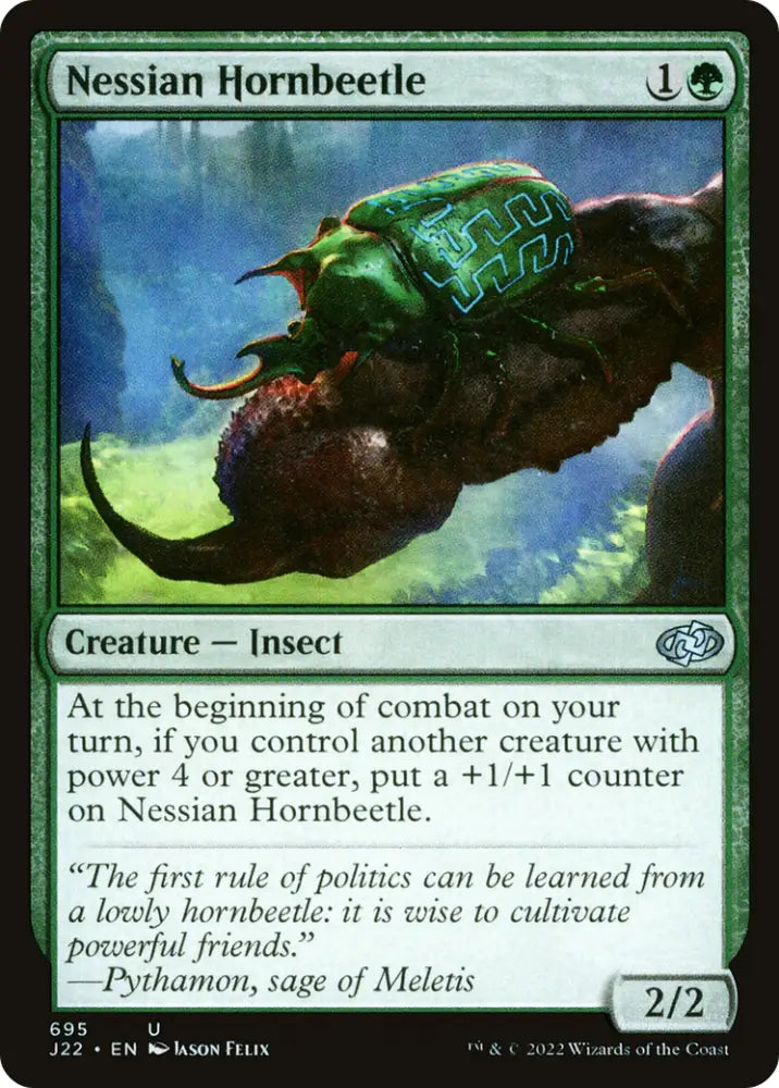 Nessian Hornbeetle [Jumpstart 2022] - MTG Single
