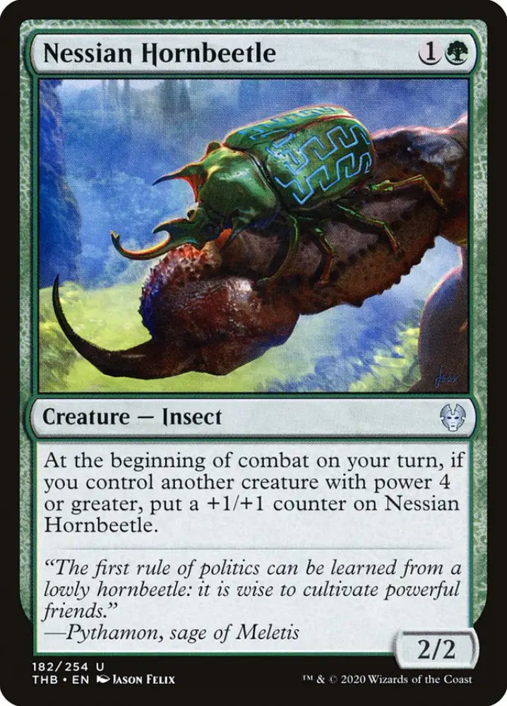 Nessian Hornbeetle [Theros Beyond Death] - MTG Single