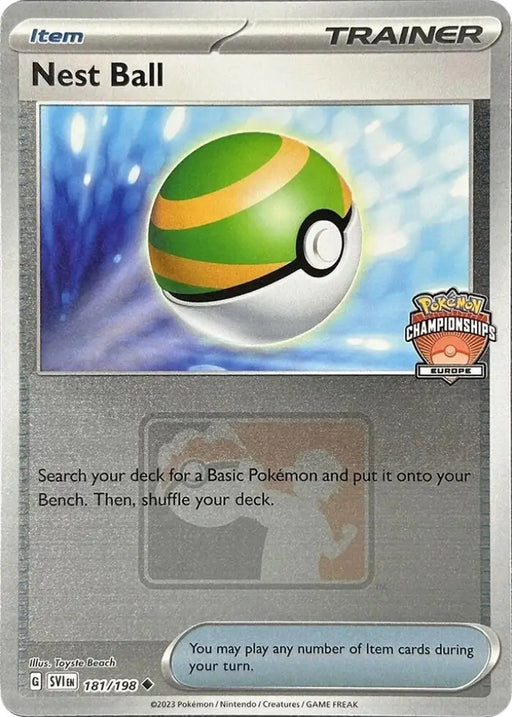Nest Ball (181/198) (2024 Europe Championships) [League & Championship Cards] - Pokemon Single