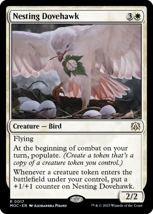 Nesting Dovehawk [March of the Machine Commander] - MTG Single