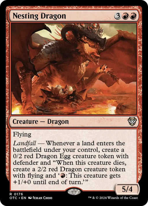 Nesting Dragon [Outlaws of Thunder Junction Commander] - MTG Single