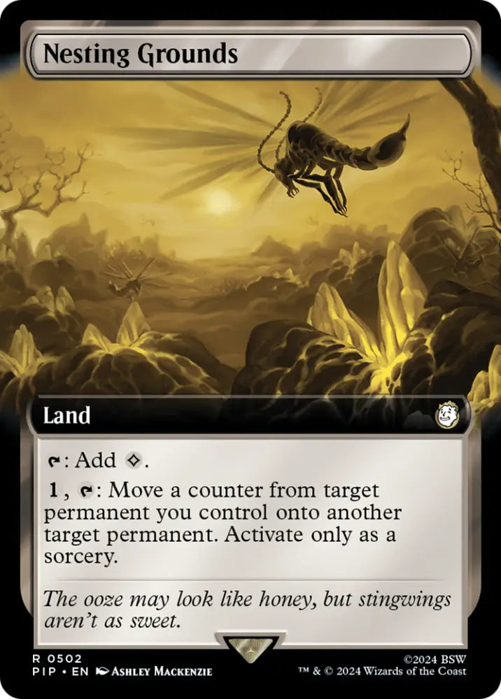 Nesting Grounds (Extended Art) [Fallout] - MTG Single