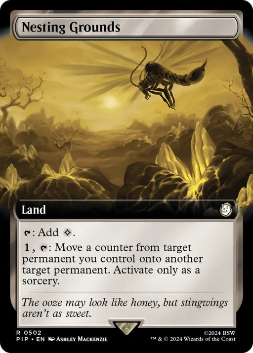 Nesting Grounds (Extended Art) [Fallout] - MTG Single