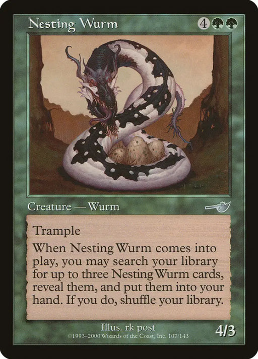 Nesting Wurm [Nemesis] - MTG Single