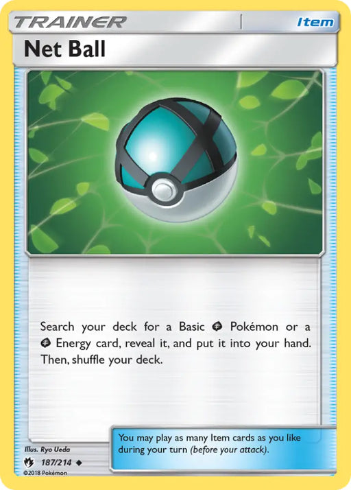 Net Ball (187/214) [Sun & Moon: Lost Thunder] - Pokemon Single