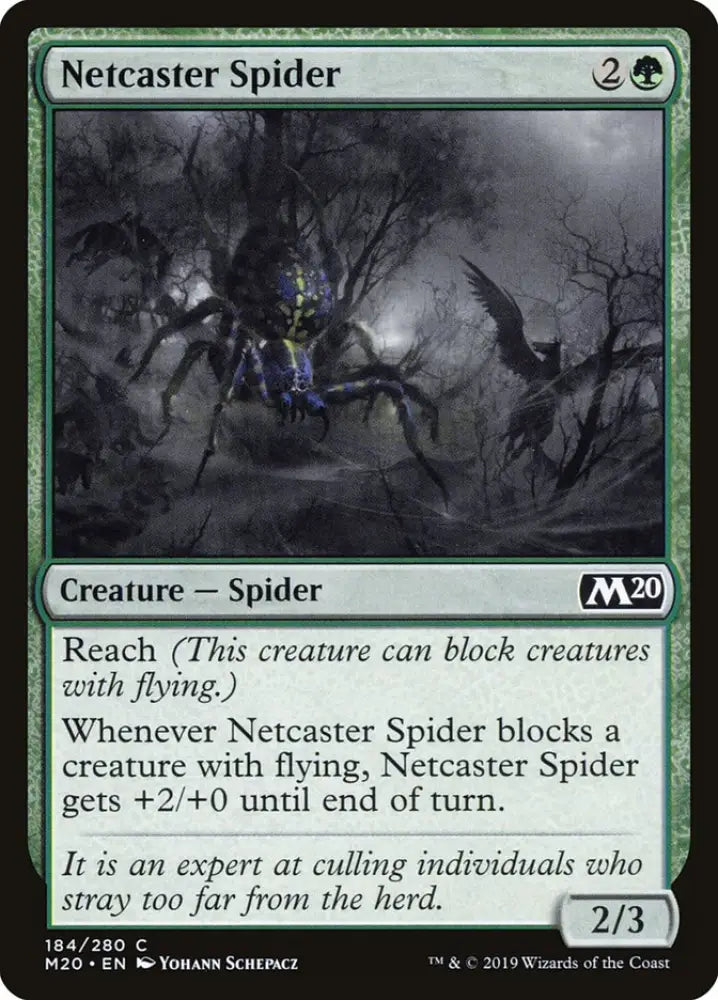 Netcaster Spider [Core Set 2020] - MTG Single