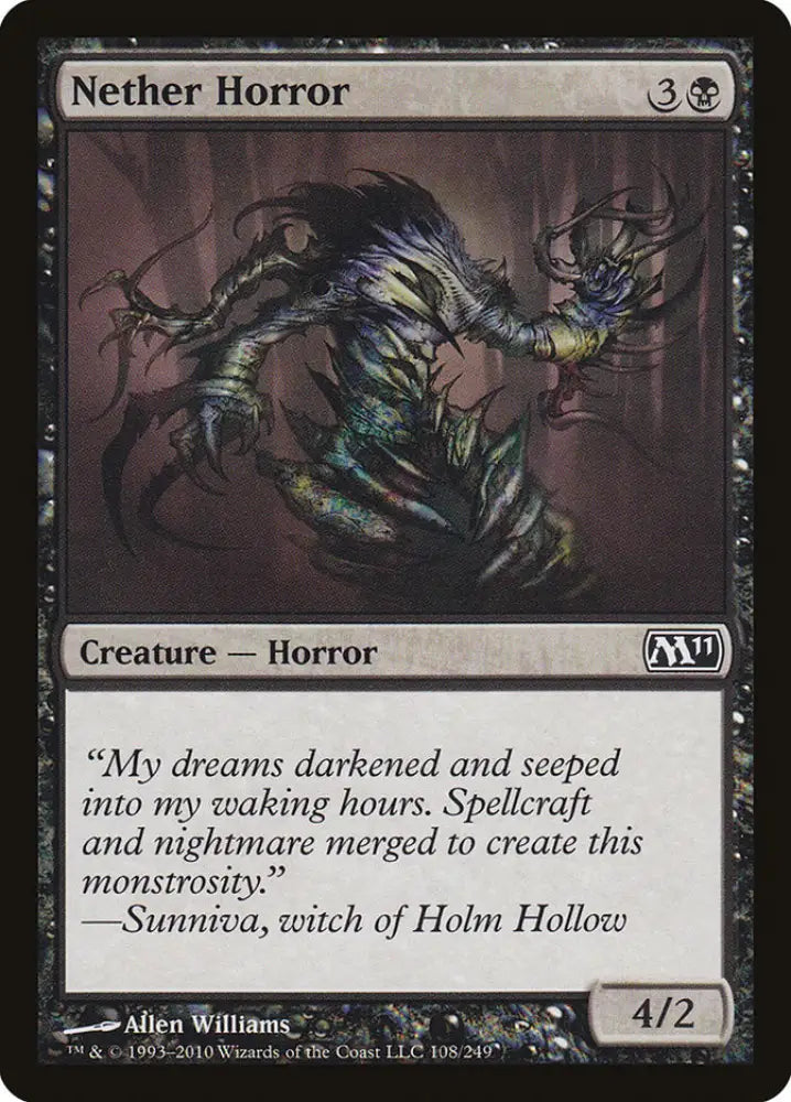 Nether Horror [Magic 2011] - MTG Single