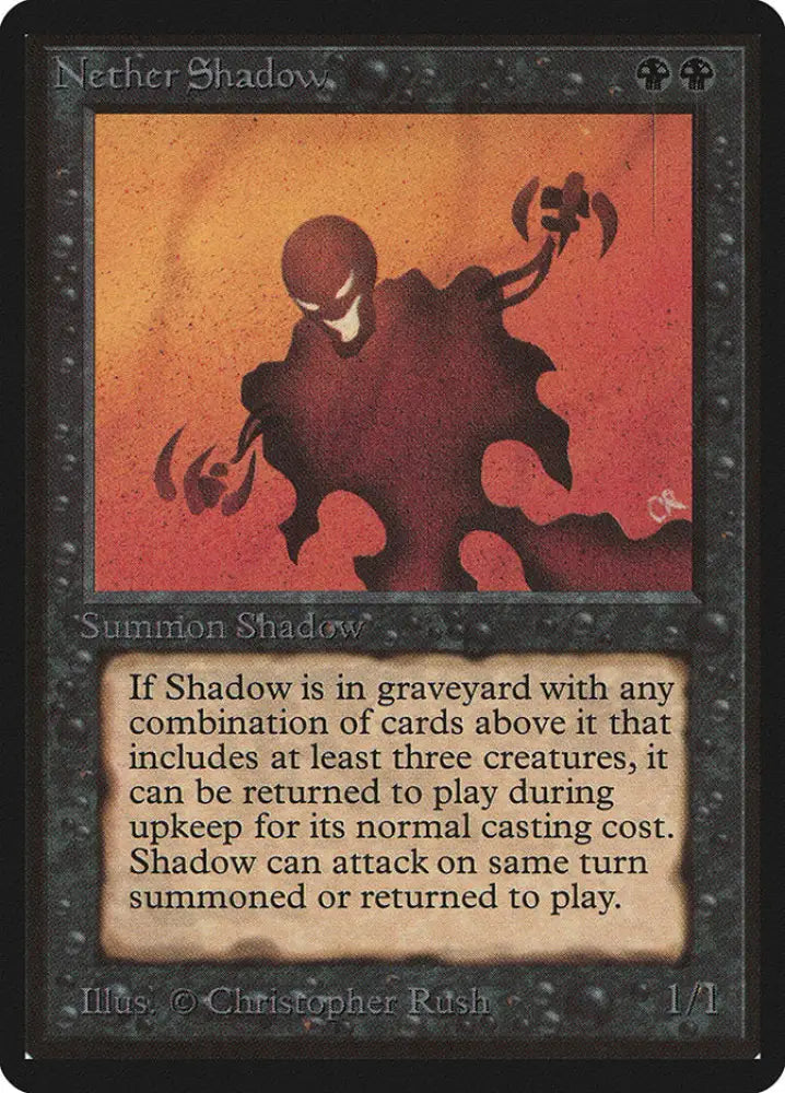 Nether Shadow [Beta Edition] - MTG Single