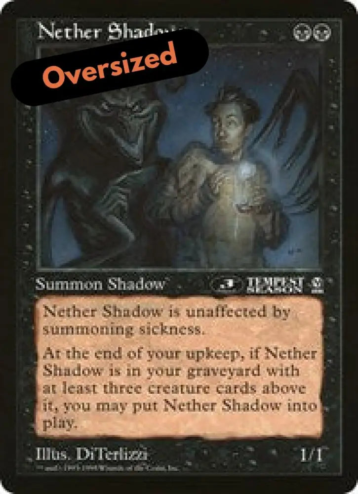 Nether Shadow (Oversized) [Oversize Cards] - MTG Single