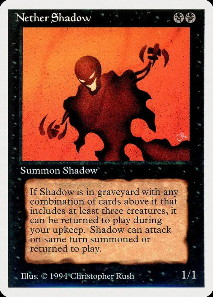 Nether Shadow [Summer Magic / Edgar] - MTG Single