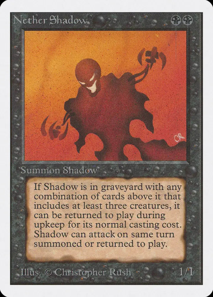 Nether Shadow [Unlimited Edition] - MTG Single