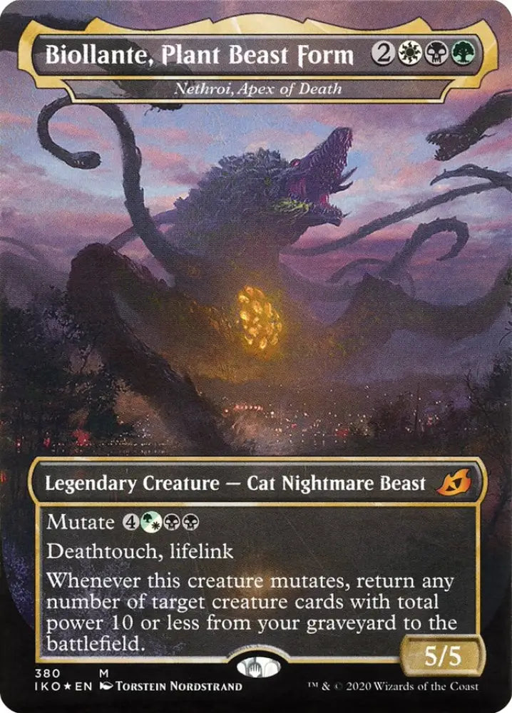Nethroi Apex of Death - Biollante Plant Beast Form (Godzilla Series) [Ikoria: Lair of Behemoths] - MTG Single
