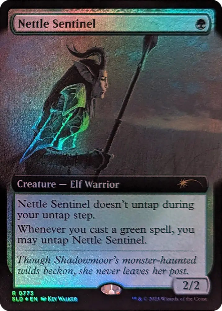 Nettle Sentinel (Extended Art) [Secret Lair Drop Series] - MTG Single