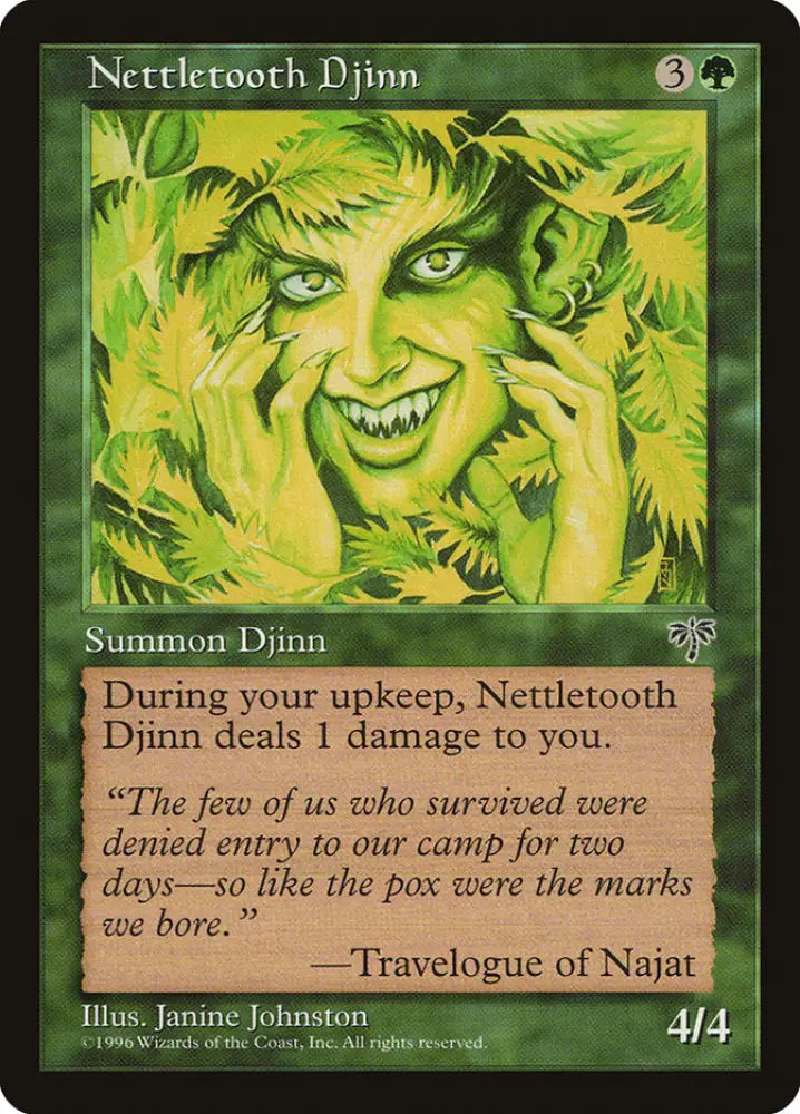 Nettletooth Djinn [Mirage] - MTG Single