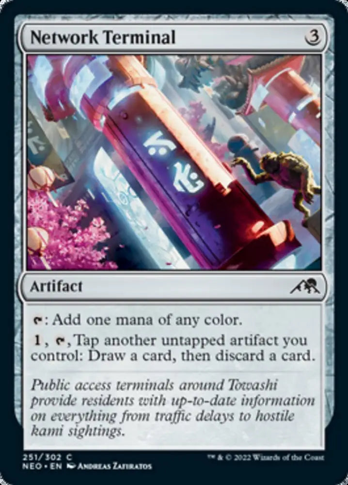 Network Terminal [Kamigawa: Neon Dynasty] - MTG Single