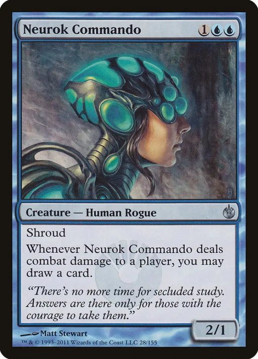 Neurok Commando [Mirrodin Besieged] - MTG Single
