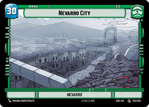 Nevarro City // Shield (022 // T02) [Shadows of the Galaxy] - Star Wars: Unlimited Single