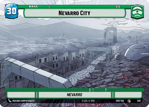 Nevarro City // Shield (Hyperspace) (300 // T04) [Shadows of the Galaxy] - Star Wars: Unlimited Single