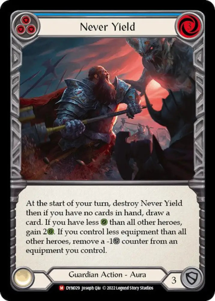 Never Yield [Dynasty] - Flesh And Blood Single