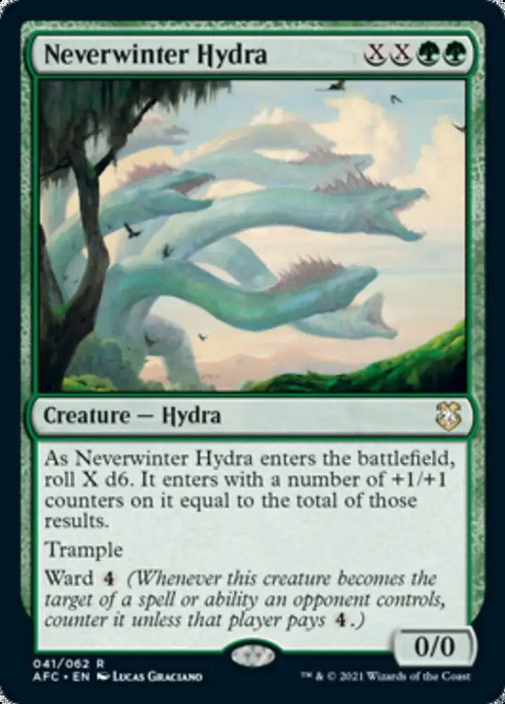 Neverwinter Hydra [Dungeons & Dragons: Adventures in the Forgotten Realms Commander] - MTG Single