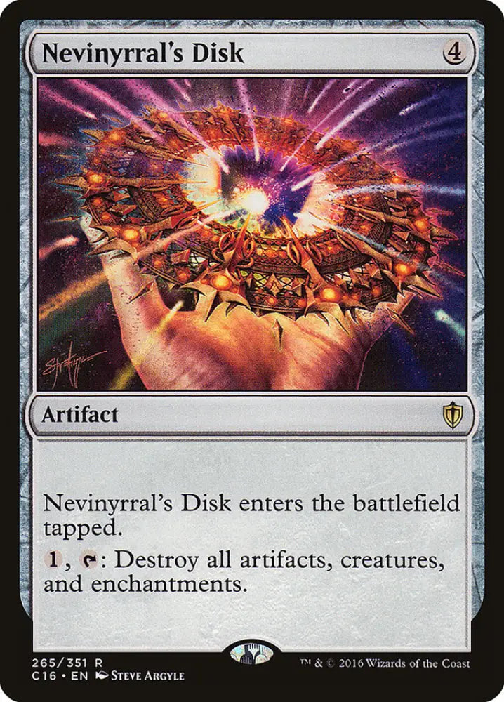 Nevinyrral’s Disk [Commander 2016] - MTG Single