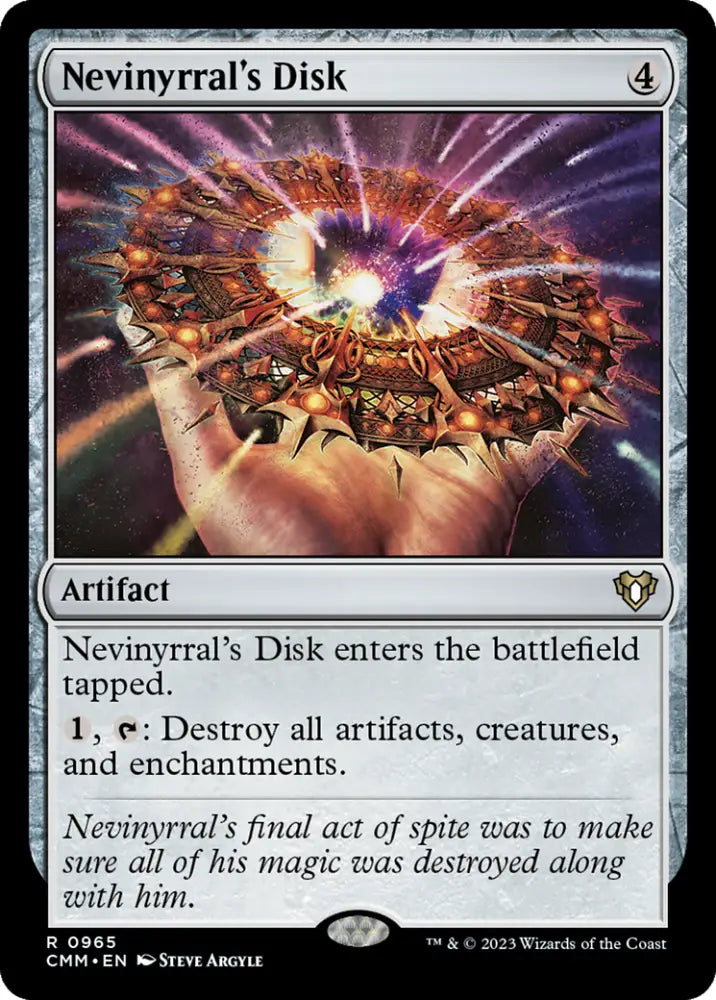 Nevinyrral’s Disk [Commander Masters] - MTG Single