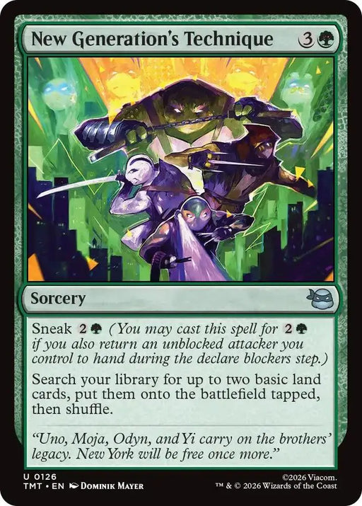 New Generation's Technique (126) [Teenage Mutant Ninja Turtles]