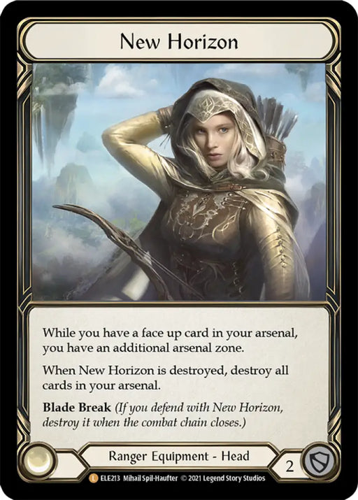 New Horizon [Tales of Aria 1st Edition] 1st Edition Cold Foil - Flesh And Blood Single