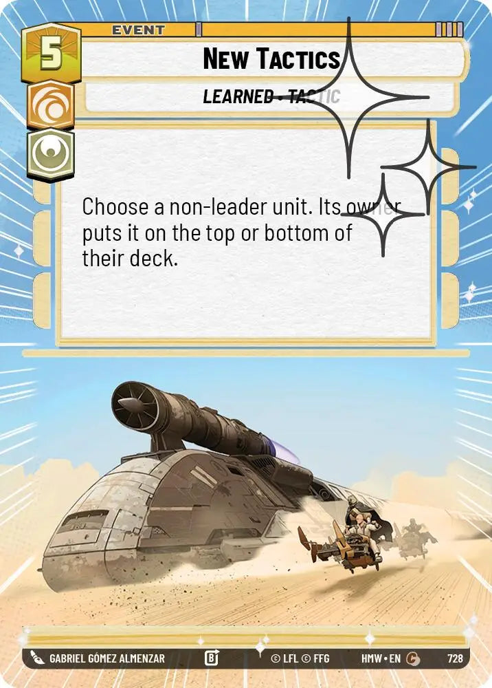New Tactics (Hyperspace Foil) (728) [Homeworlds]