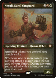 Neyali Suns’ Vanguard (Foil Etched) (Display Commander) [Phyrexia: All Will Be One Commander] - MTG Single