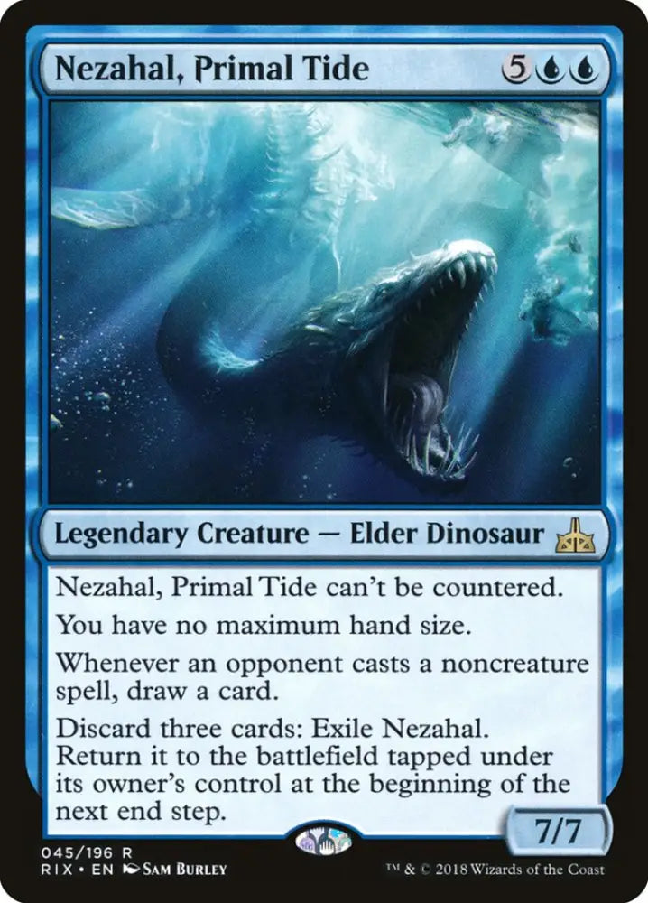 Nezahal Primal Tide [Rivals of Ixalan] - MTG Single