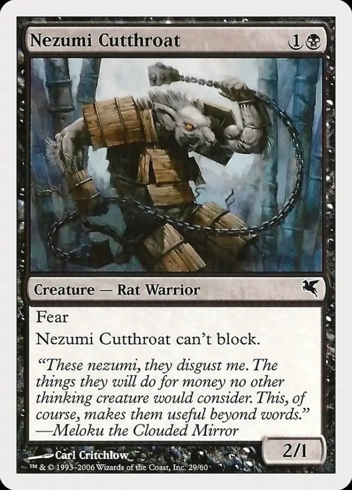 Nezumi Cutthroat (29) [Hachette UK] - MTG Single
