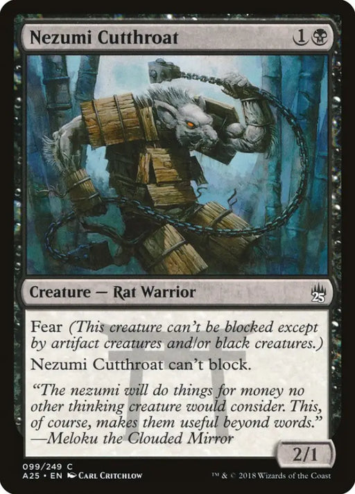 Nezumi Cutthroat [Masters 25] - MTG Single