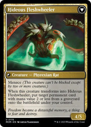 Nezumi Freewheeler // Hideous Fleshwheeler [March of the Machine] - MTG Single
