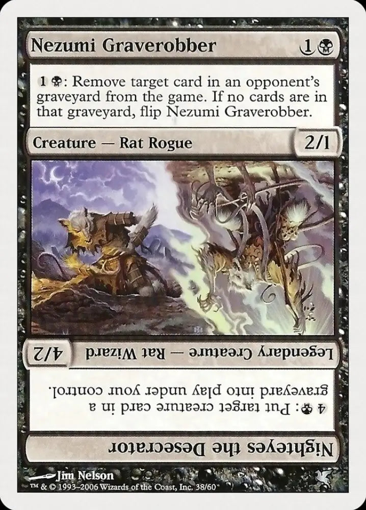 Nezumi Graverobber // Nighteyes the Desecrator (38) [Hachette UK] - MTG Single