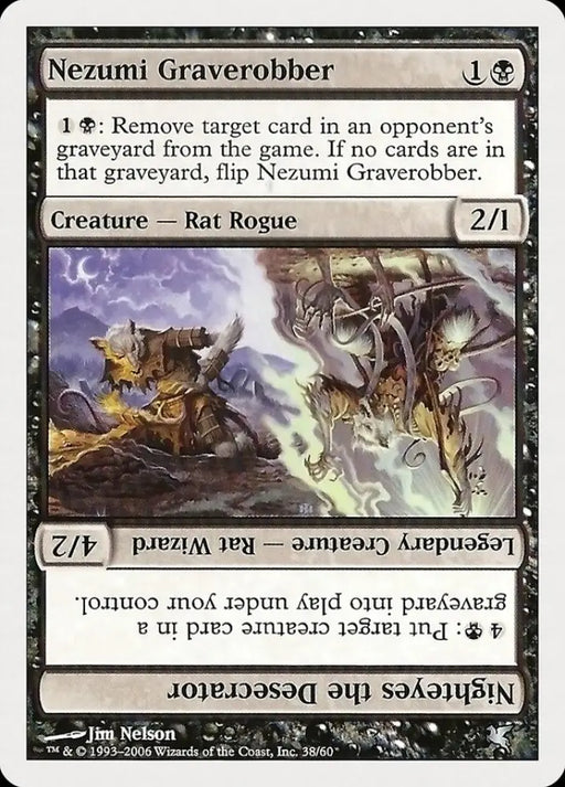 Nezumi Graverobber // Nighteyes the Desecrator (38) [Hachette UK] - MTG Single
